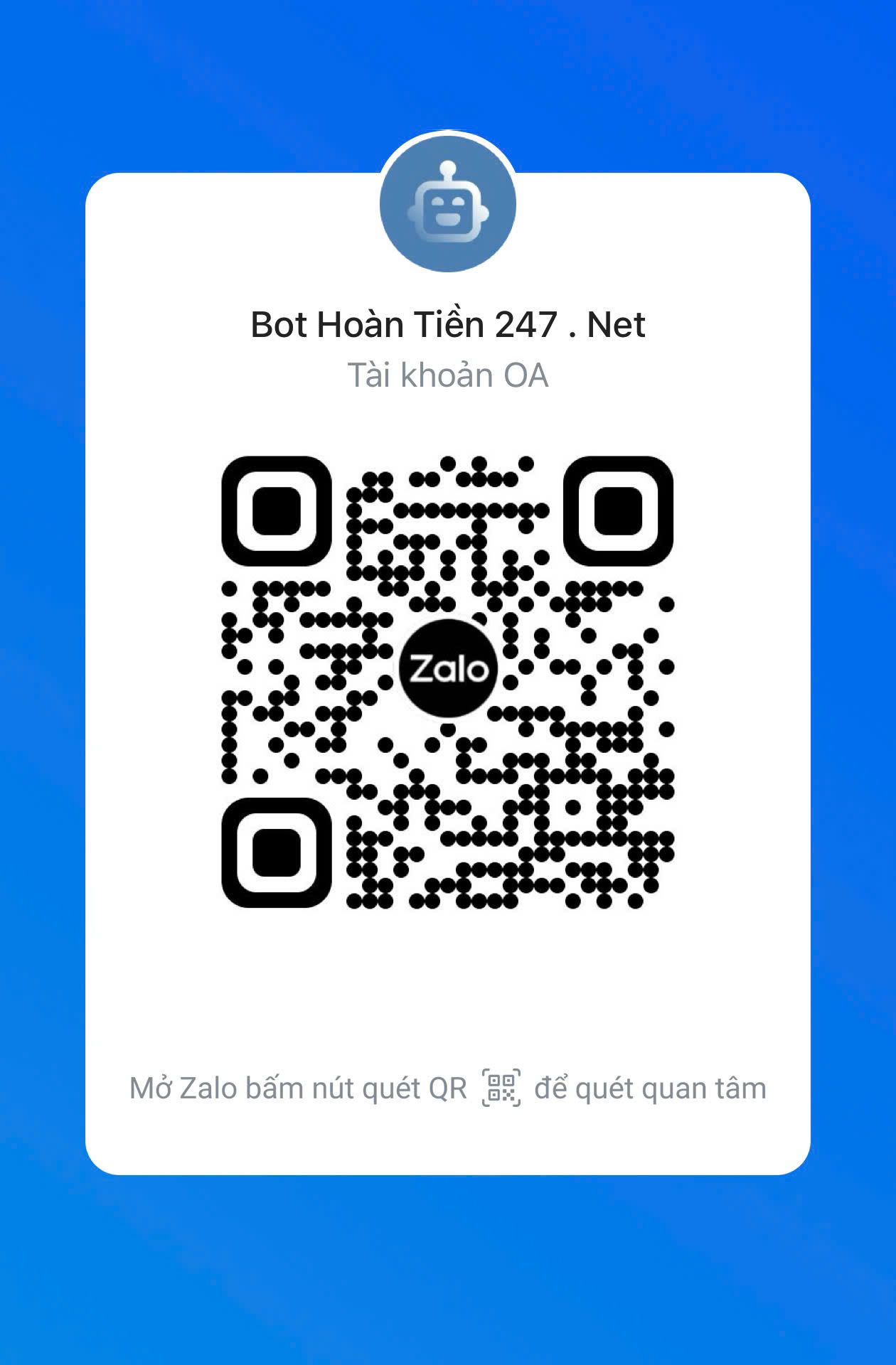 QR Code Zalo Bot